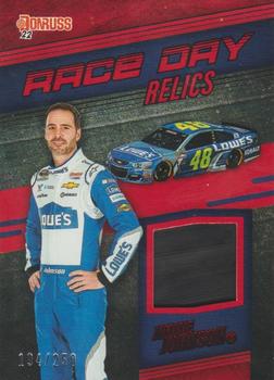 2022 Donruss - Race Day Relics Red #RDR-JI Jimmie Johnson Front