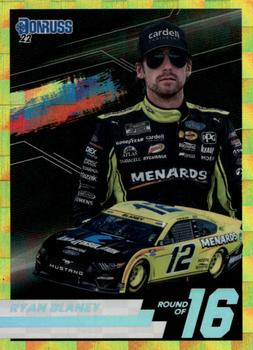 2022 Donruss - Round of 16 Checkers #R3 Ryan Blaney Front
