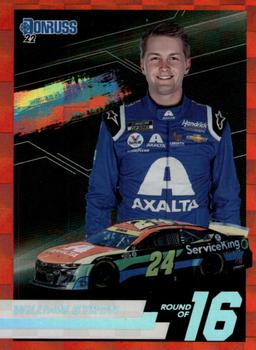 2022 Donruss - Round of 16 Checkers #R8 William Byron Front