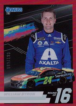 2022 Donruss - Round of 16 Holographic #R8 William Byron Front