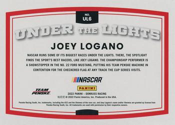 2022 Donruss - Under the Lights #UL6 Joey Logano Back