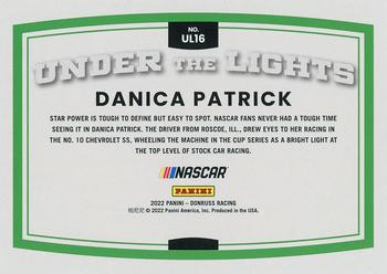 2022 Donruss - Under the Lights Checkers #UL16 Danica Patrick Back