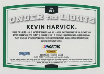 2022 Donruss - Under the Lights Xplosion #UL4 Kevin Harvick Back