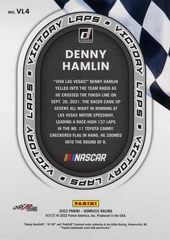 2022 Donruss - Victory Laps #VL4 Denny Hamlin Back