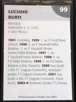 2004 Formule #99 Luciano Burti Back