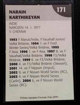 2005 Formule #171 Narain Karthikeyan Back