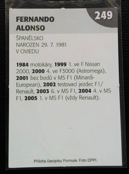 2006 Formule #249 Fernando Alonso Back