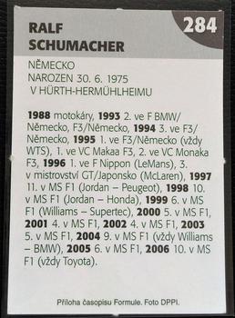 2007 Formule & Moto GP #284 Ralf Schumacher Back