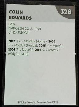 2008 Formule & Moto GP #328 Colin Edwards Back