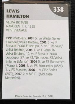 2008 Formule & Moto GP #338 Lewis Hamilton Back