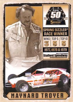 2022 Stafford Speedway 50th Anniversary Spring Sizzler #5 Maynard Troyer Front