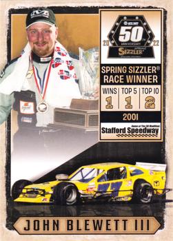 2022 Stafford Speedway 50th Anniversary Spring Sizzler #18 John Blewett III Front