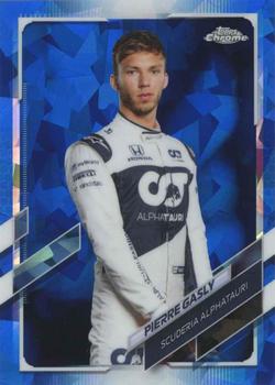 2021 Topps Chrome Sapphire Edition Formula 1 #13 Pierre Gasly Front