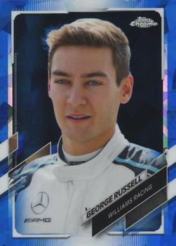 2021 Topps Chrome Sapphire Edition Formula 1 #39 George Russell Front