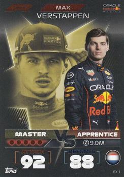 2022 Topps Turbo Attax F1 - Exclusive #EX 1 Max Verstappen Front