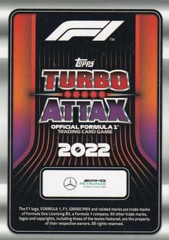 2022 Topps Turbo Attax F1 - Exclusive #EX 16 Lewis Hamilton Back