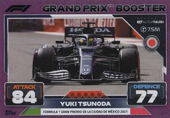 2022 Topps Turbo Attax F1 - Mirror Foil Pink #327 Yuki Tsunoda Front