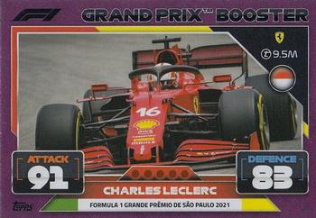 2022 Topps Turbo Attax F1 - Mirror Foil Pink #328 Charles Leclerc Front