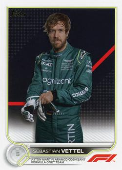 2022 Topps Formula 1 #9 Sebastian Vettel Front
