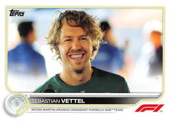 2022 Topps Formula 1 #12 Sebastian Vettel Front