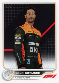 2022 Topps Formula 1 #37 Daniel Ricciardo Front