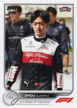 2022 Topps Formula 1 #68 Zhou Guanyu Front