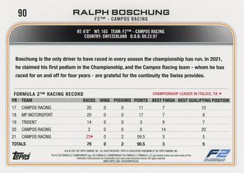 2022 Topps Formula 1 #90 Ralph Boschung Back