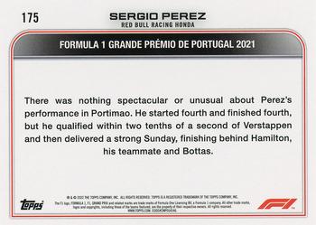 2022 Topps Formula 1 #175 Sergio Perez Back