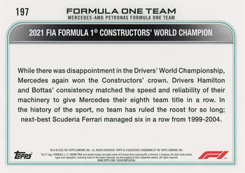 2022 Topps Formula 1 #197 2021 FIA Formula 1 Constructors' World ...