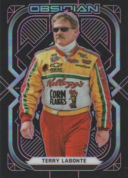 2022 Panini Chronicles - Obsidian Electric Etch Pink #28 Terry Labonte Front