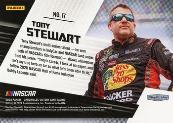 2022 Panini Chronicles - Pedal to the Metal #17 Tony Stewart Back
