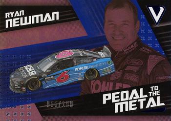 2022 Panini Chronicles - Pedal to the Metal Blue #1 Ryan Newman Front