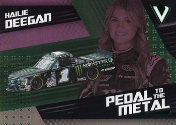 2022 Panini Chronicles - Pedal to the Metal Green #8 Hailie Deegan Front