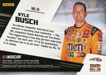 2022 Panini Chronicles - Pedal to the Metal Green #10 Kyle Busch Back