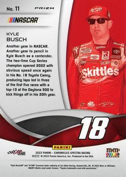 2022 Panini Chronicles - Spectra #11 Kyle Busch Back