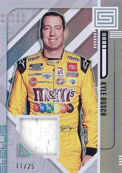 2022 Panini Chronicles - Status Swatches Holo Silver #SS-KY Kyle Busch Front