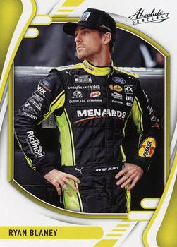 2022 Panini Chronicles - Absolute #1 Ryan Blaney Front