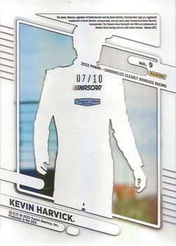 2022 Panini Chronicles - Clearly Donruss Gold #9 Kevin Harvick Back