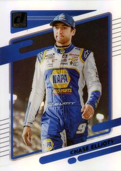 2022 Panini Chronicles - Clearly Donruss Gold #17 Chase Elliott Front