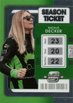 2022 Panini Chronicles - Contenders Optic #13 Natalie Decker Front