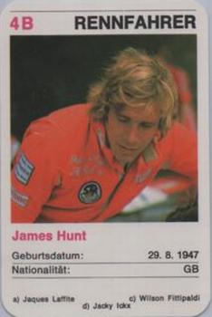 1974 Piatnik Supertrumpf Rennfahrer Quartett No.4230 #4B James Hunt Front
