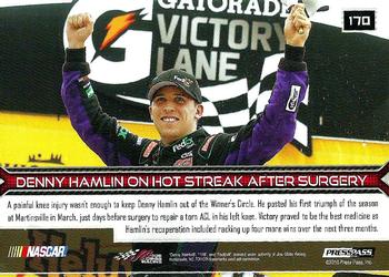 2011 Press Pass #170 Denny Hamlin  Back