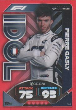 2022 Topps Turbo Attax F1 - Rainbow Foil Red Indian #345 Pierre Gasly Front