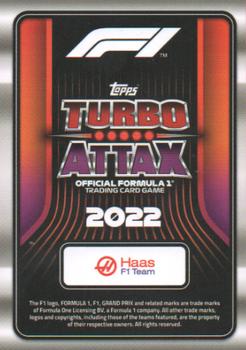 2022 Topps Turbo Attax F1 - Rainbow Foil Red Indian #361 Mick Schumacher Back