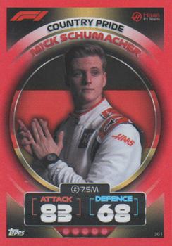 2022 Topps Turbo Attax F1 - Rainbow Foil Red Indian #361 Mick Schumacher Front