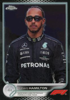 2022 Topps Chrome Formula 1 #6 Lewis Hamilton Front