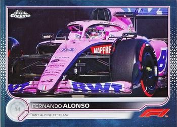 2022 Topps Chrome Formula 1 #15 Fernando Alonso Front