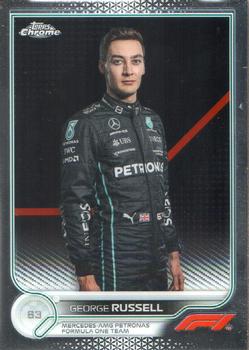 2022 Topps Chrome Formula 1 #17 George Russell Front