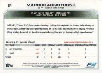 2022 Topps Chrome Formula 1 #84 Marcus Armstrong Back
