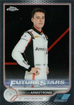 2022 Topps Chrome Formula 1 #84 Marcus Armstrong Front